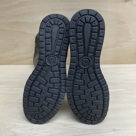 Born Womens Minnola Black Leather Knee High Riding Boots Back Zip Size 8.5 - Picture 7 of 9